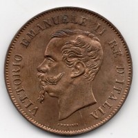 Vittorio Emanuele II (1861-1878): 5 cent. 1861-Mi (Gigante#102), conservazione eccezionale
