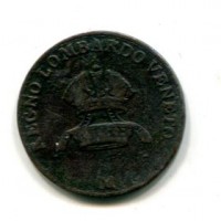 Milano, Francesco I (1815-1835): 1 cent. 1834 (Gigante#511/3)