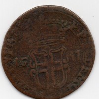 Carlo Emanuele II reggenza (1638-1648): 5 soldi 1647 (MIR#872)