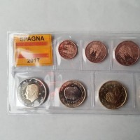 Spagna 2017: serie euro, confezionata da privati