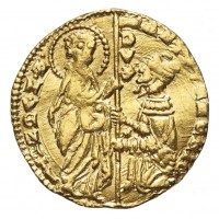 Venezia, Antonio Venier (1382-1400): ducato (Paolucci#1), grammi 3.51, mm 20