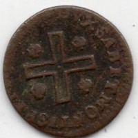 Carlo Emanuele III (1730-1773): 1/2 cagliarese 1736 (MIR#971)
