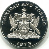 Trinidad e Tobago: 5 dollari 1973 (KM#24a)
