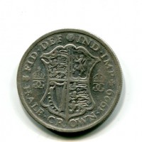 Gran Bretagna, Giorgio V (1910-1936): 1/2 corona 1929 (Spink#4037)