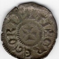 Aquileia, Gregorio di Montelongo (1251-1269): denaro piccolo scodellato (MIR#20)

