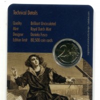 Malta 2023: 2 euro "550° Anniversario Nascita Niccolò Copernico", in blister ufficiale