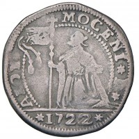 Venezia, Alvise III Mocenigo (1722-1732): 15 soldi 1722 (Paolucci#20), grammi 3.31