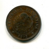 Argentina: 1 centavo 1893 (KM#32)