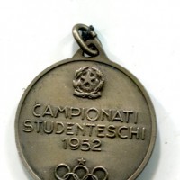 Medaglia, Repubblica Italiana, "Campionati Studenteschi 1952"