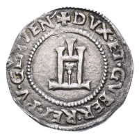 Genova, Dogi Biennali (I fase 1528-1541): testone, sigle AS (MIR#188/2), grammi 9.54, mm 27