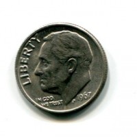 USA: 10 cent. 1967 "Roosevelt"