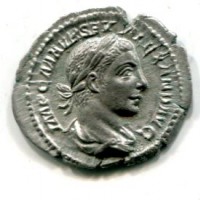 Alessandro Severo (222-235 d.C.): denario "VIRTVS AVG" (RIC,IV#82), gr. 3,04