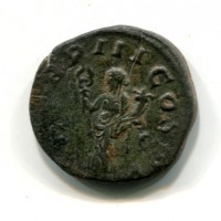 Filippo I (244-249 d.C.): sesterzio "PM TR P III COS II PP" (RIC#149v)