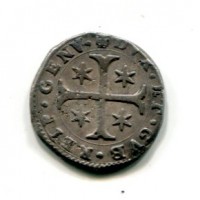 Genova, Dogi Biennali III fase (1637-1797): 1/17 scudo 1653-IAB (MIR#302/1)
