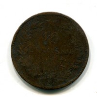 Vittorio Emanuele II (1861-1878): 10 cent. 1867-H (Gigante#98)