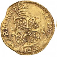 Casale, Guglielmo Gonzaga (1566-1587): scudo d'oro (MIR#266), grammi 3.31