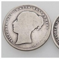 Gran Bretagna, Vittoria (1837-1901): lotto 4 monete