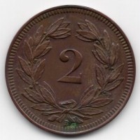 Svizzera, Confederazione: 2 rappen 1914
