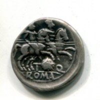 Flaminia, Titus Quinctus Flaminius (126 a.C.): denario (Crawford#267/1)