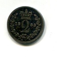 Gran Bretagna, Vittoria (1837-1901): 2 pence 1883 (Spink#3919)