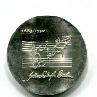 Germania, Rep. Democratica (1949-1990): 20 marchi 1975 "Johann Sebastian" (KM#59)