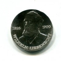 Germania, Rep. Democratica (1949-1990): 20 marchi 1976 "Wilhelm Liebknecht" (KM#34)