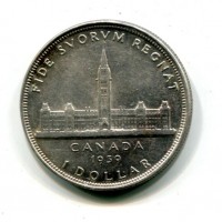 Canada, Giorgio VI (1936-1952): 1 dollaro 1939 (KM#38)