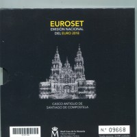 Spagna 2018: serie euro, in confezione originale zecca "50° Anniv. Nascita Re Felipe VI"