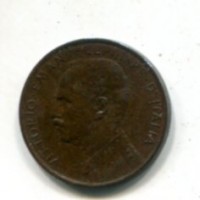 Vittorio Emanuele III (1900-1943): 1 cent. 1911 "Italia su Prora" (Gigante#315)