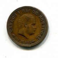 India Portoghese, Carlos I (1889-1901): 1/8 tanga 1903 (KM#14)
