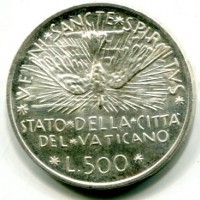Vaticano, Sede Vacante 1978: 500 lire 1978 (Gigante#303), da confezione zecca
