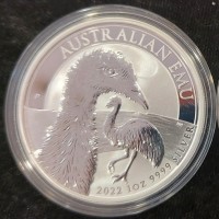 Australia, Elisabetta II (1952-2022): 1 dollaro 2022 "Australian Emu" -oncia-