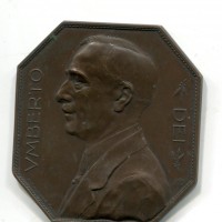 Milano, "Placchetta dei Veterani Ciclisti al loro Presidente 1923-1931", gr.66,29, diametro 55x58mm