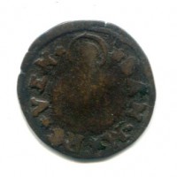 Venezia, monetazione anonima (1619): legge 20/04/1619: bezzo da 6 bagattini (Montenegro#52)


