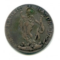 Genova, Dogi Biennali III fase (1637-1797): 2 lire 1792 (CNI,III#5)

