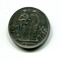 Slovacchia: 20 korun 1941 (KM#7.2)
