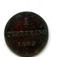 Firenze, Leopoldo II (1824-1859): 1 quattrino 1853 (Gigante#119)