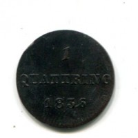 Firenze, Leopoldo II (1824-1859): 1 quattrino 1836 (Gigante#102)