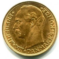 Danimarca, Federico VIII (1906-1912): 20 kroner 1912 (KM#810,8),
