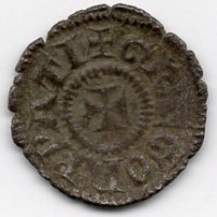 Aquileia, Gregorio di Montelongo (1251-1269): denaro piccolo scodellato (MIR#20)
