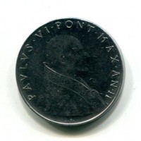 Vaticano, Paolo VI (1963-1978): 50 lire 1964-I

