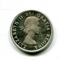 Canada, Elisabetta II (1952-2022): 1 dollaro 1962 "Indiani in canoa" (KM#54)