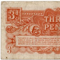 Gran Bretagna: 3 Pence 1948 "British Armed Forces Special voucher II°serie (Pick#M46)