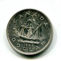 Canada, Giorgio VI (1936-1952): 1 dollaro 1949 (KM#47)
