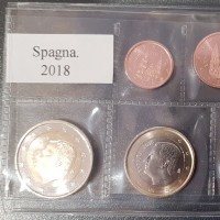 Spagna 2018: serie euro, confezionata da privati
