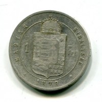Ungheria, Francesco Giuseppe (1848-1916): 1 fiorino 1879 (KM#453.1)