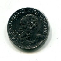 Vaticano, Pio XII (1939-1958): 20 centesimi 1941-III (Gigante#213)
