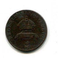 Milano, Francesco I (1815-1835): 1 cent. 1822 (Gigante#98)