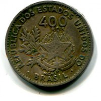 Brasile: 400 reis 1901 (KM#505)
