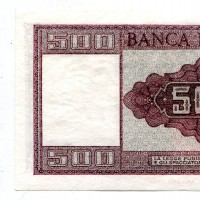 Repubblica: 500 lire 23/03/1961 "Italia" (GiganteBI#39B)
